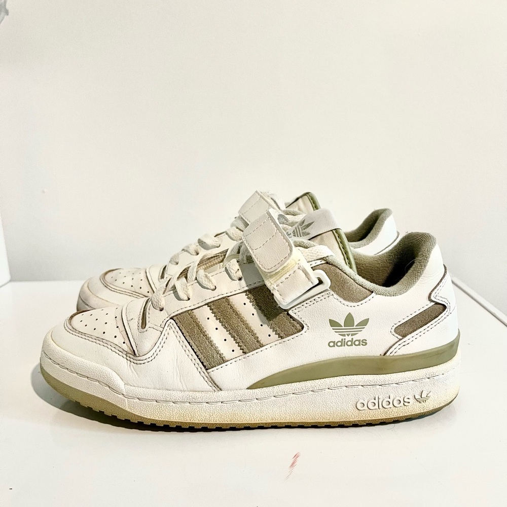 Adidas Forum Low White Cloud/Halo Green
